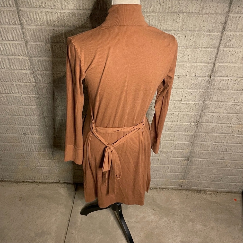 Commando Luxury Rib Cardigan Robe Sweater Ochre Brown‎ Small - Picture 7 of 7